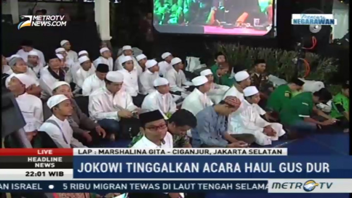 Tiga Pasang Cagub DKI Hadiri Haul ke-7 Gusdur