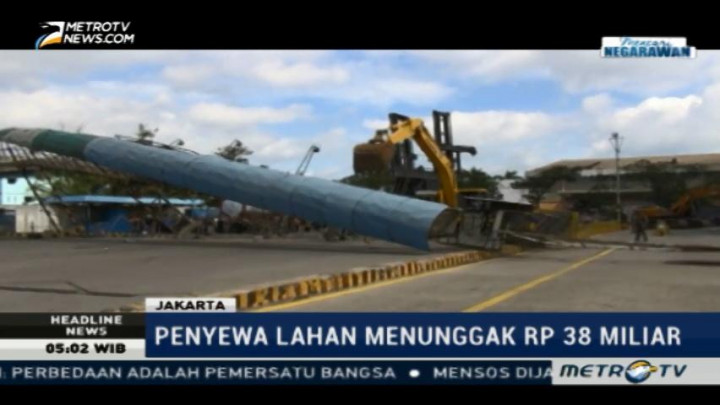 Terminal Peti Kemas di Marunda Dieksekusi