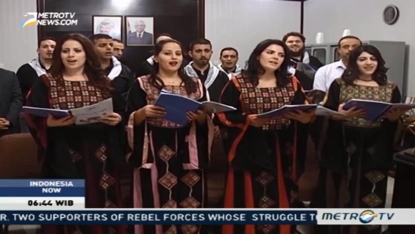 Palestine Choir Group Performs Arabic Christmas Songs in Indonesia