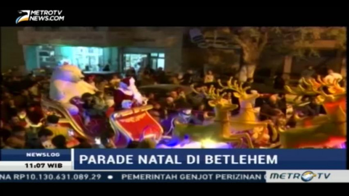 Kemeriahan Parade Natal di Betlehem