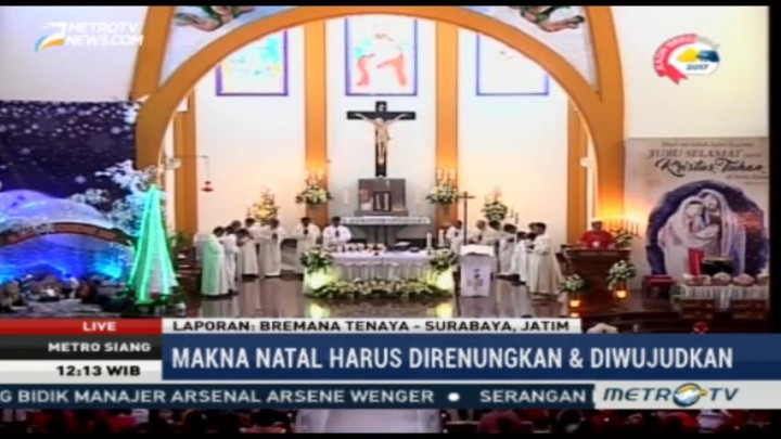 Perayaan Natal di GPIB Immanuel dan Gereja Kristus Raja Berlangsung Khidmat