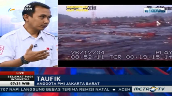 Cerita Anggota PMI Evakuasi Korban Tsunami Aceh