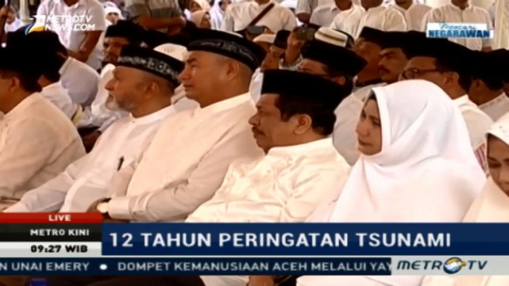 Peringati 12 Tahun Tsunami, Pemprov Aceh Gelar Doa Bersama di Ulee Lheue