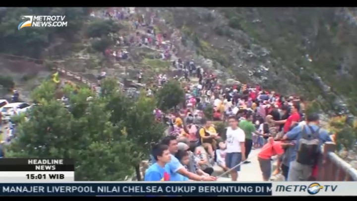 7.000 Wisatawan Kunjungi Tangkuban Perahu