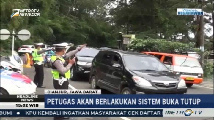 Jalur Puncak Bogor Macet Hingga 10 KM