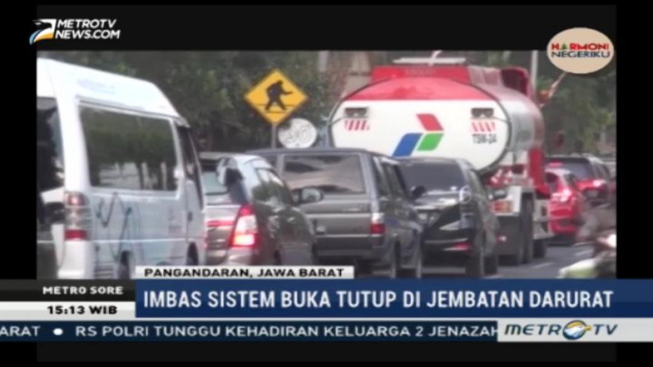 Lalu Lintas Menuju Pangandaran Macet Hingga 5 Km