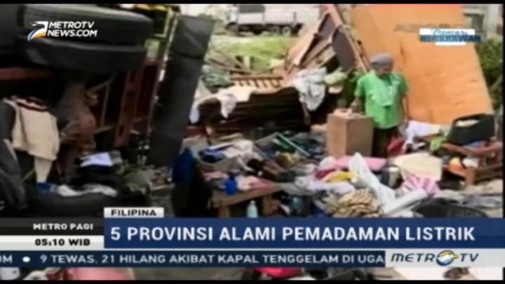 Angin Topan Terjang Filipina, Enam Tewas