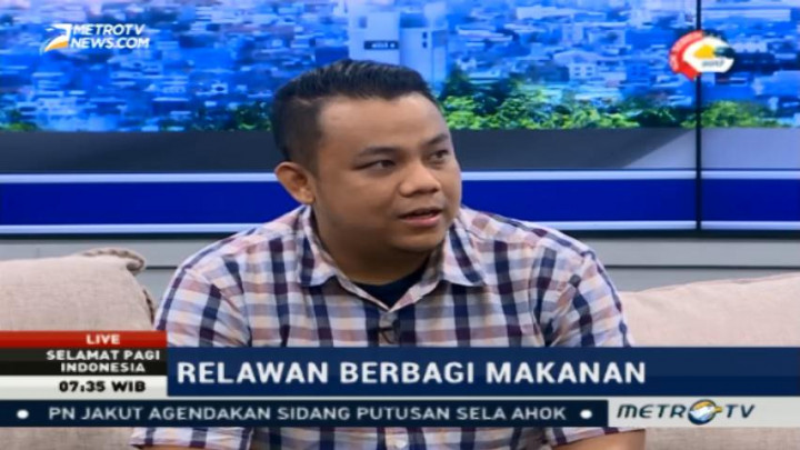 Aksi Berbagi Nasi Viral Lewat Sosial Media