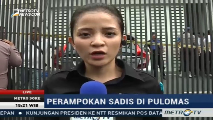 Komisi Perlindungan Anak Datangi Lokasi Perampokan Pulomas