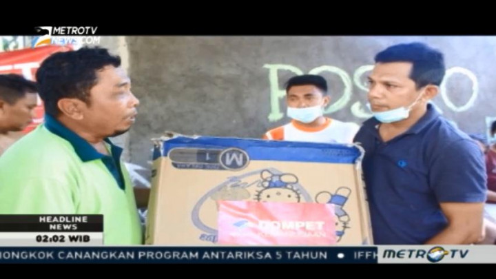 Media Group Salurkan Bantuan untuk Korban Banjir di Bima