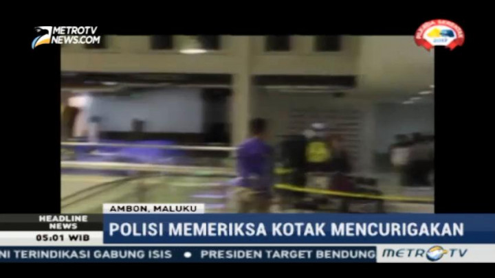 Diduga Bom, Kotak Mencurigakan di Pusat Perbelanjaan di Ambon Berisi Alat Tulis