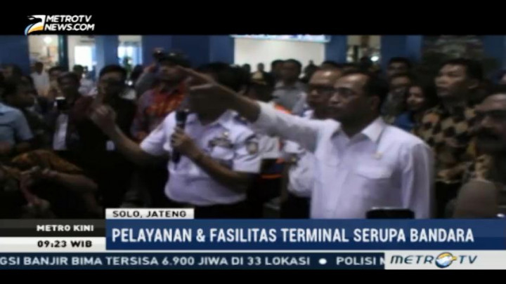 Diresmikan, Terminal Tirtonadi Jadi Percontohan Nasional