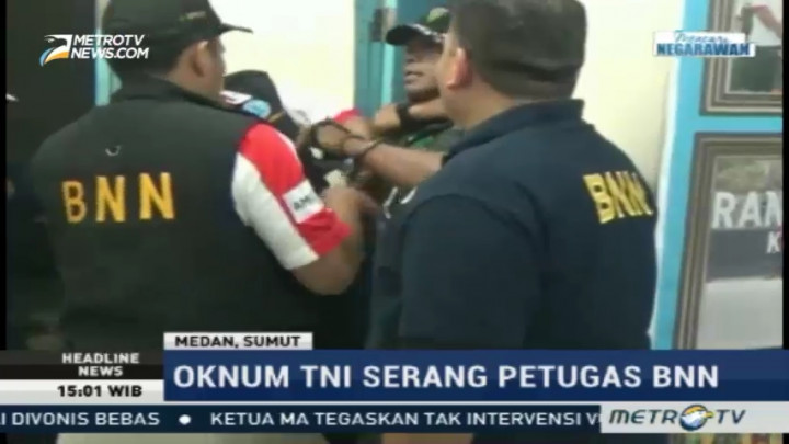 Anggota BNN Diserang Oknum TNI AD Setelah Razia Narkoba