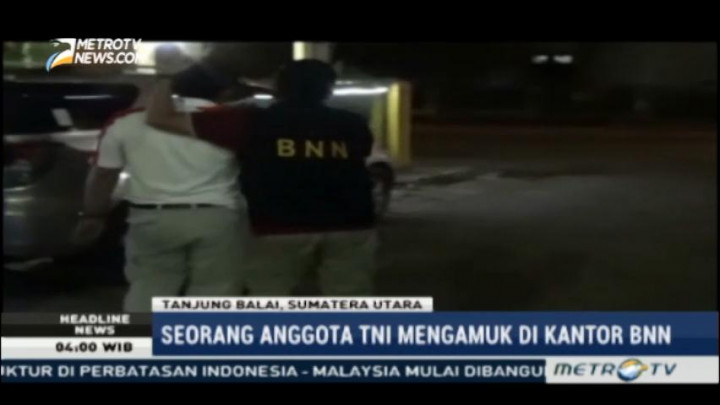 Seorang Oknum TNI Aniaya Anggota BNN Tanjungbalai