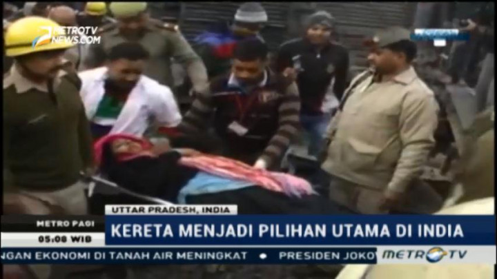 Kereta Api Anjlok di India Tewaskan Dua Orang