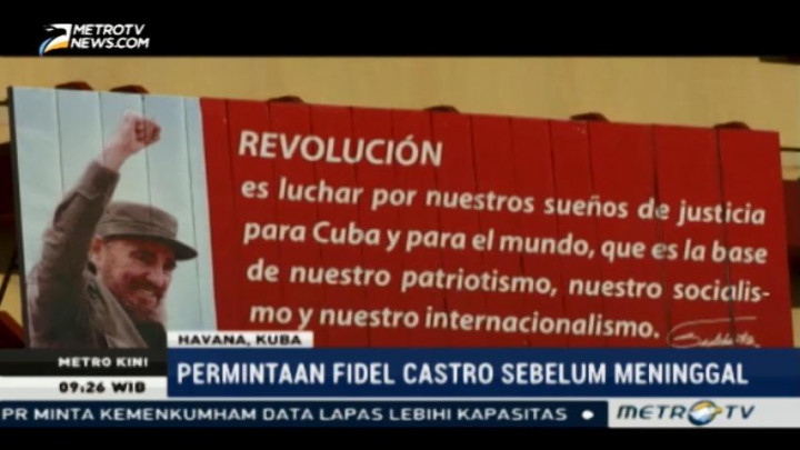 Kuba Larang Penggunaan Nama Fidel Castro untuk Tempat Umum