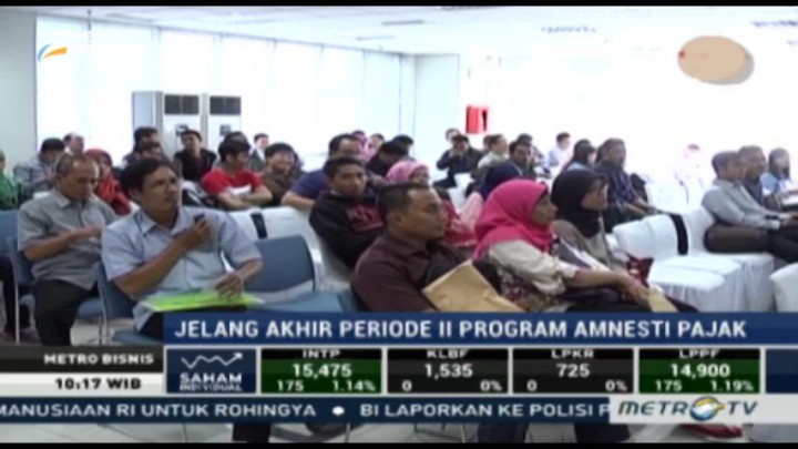 Jumlah Peserta Amnesti Pajak Meningkat Signifikan Jelang Akhir Periode