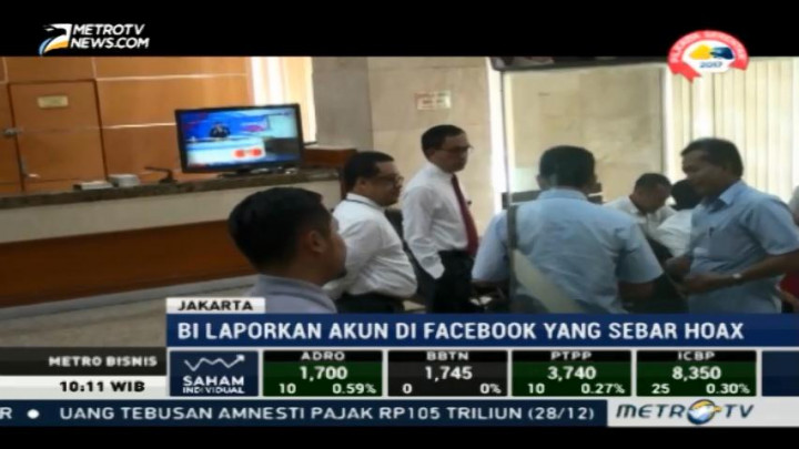 BI Laporkan Akun Facebook Penyebar Hoax