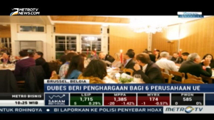 Indonesia Beri Penghargaan Bagi Enam Perusahaan Eropa