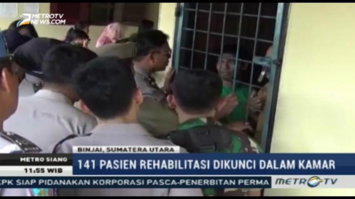 Polisi-BNN Gerebek Panti Rehabilitasi Narkoba di Binjai