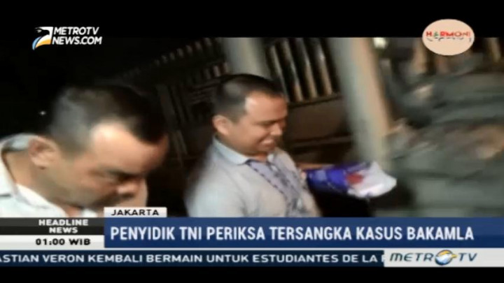 Penyidik TNI Periksa Empat Tersangka Kasus Suap Proyek Bakamla