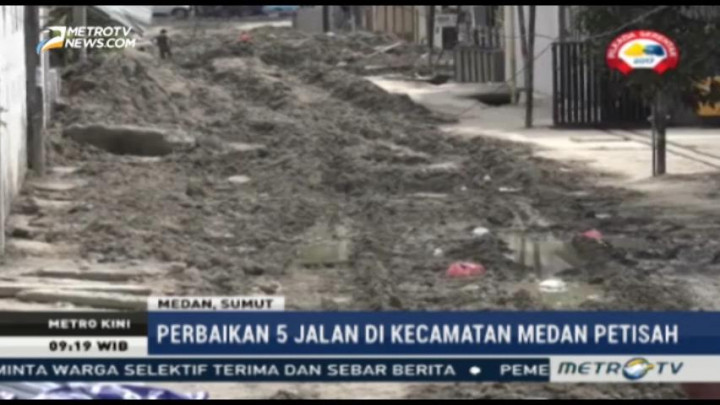 Minim Pengawasan, Proyek Perbaikan Jalan di Medan Molor