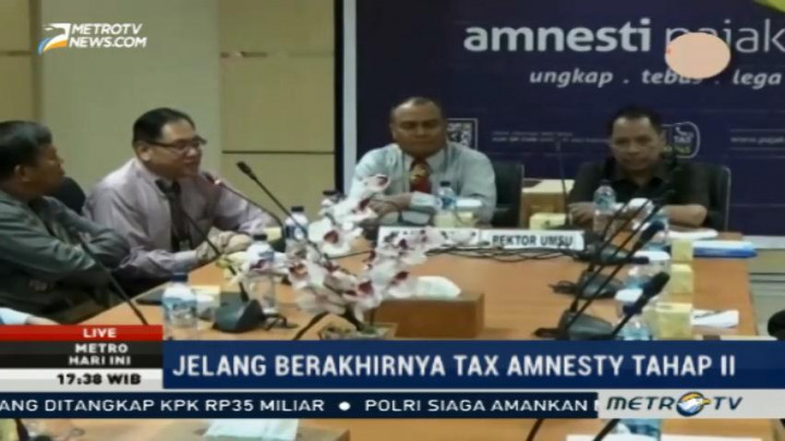 Uang Tebusan Amnesti Pajak di Sumut Capai Rp4,4 Triliun