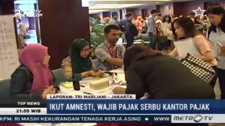 Wajib Pajak Serbu Kantor Pajak Jelang <i>Tax Amnesty</i> Berakhir