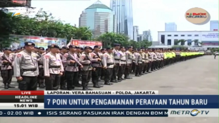 Polda Metro Jaya Gelar Apel Pengamanan Tahun Baru
