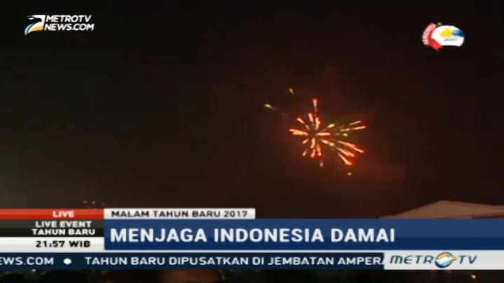 Detik-detik Pergantian Tahun di Indonesia Wilayah Timur