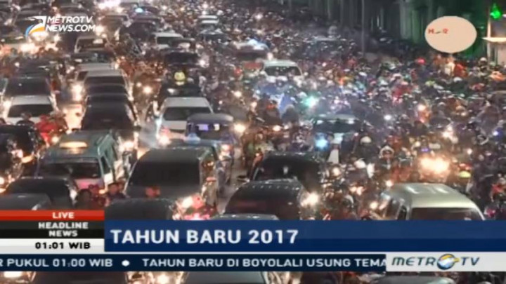 Lalu Lintas di Monas Padat