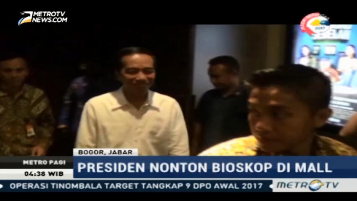 Malam Tahun Baru, Jokowi & Keluarga Nonton Film di Bioskop