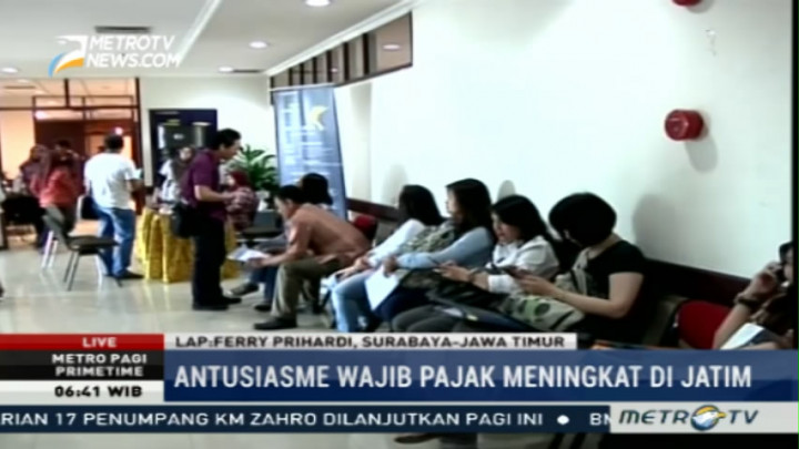 Antusiasme Wajib Pajak di Wilayah Jawa Timur Meningkat