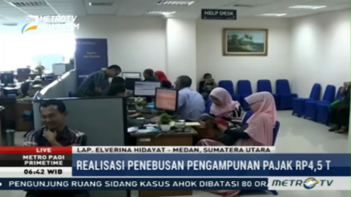 Pencapaian Amnesti Pajak di Wilayah DJP Sumut I