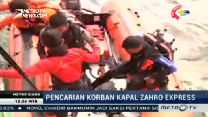 Basarnas Kerahkan 20 Penyelam dalam Pencarian Korban Zahro Express