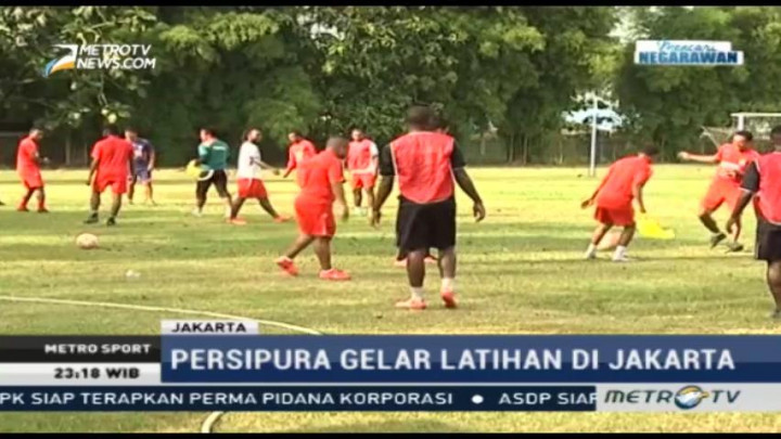 Persipura Jalani Sesi Latihan Tanpa Boaz Solossa