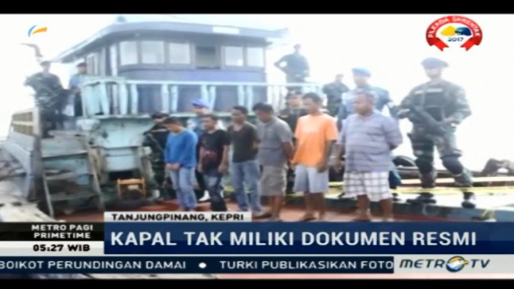 TNI AL Gagalkan Penyelundupan Puluhan Ton BBM Ilegal