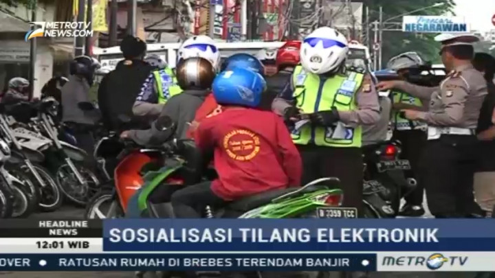 Polda Metro Sosialisasikan Sistem Tilang Elektronik