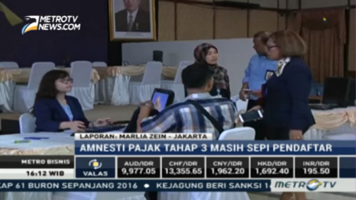 Kantor Pusat DJP Jakarta Sepi Pendaftar Amnesti Pajak