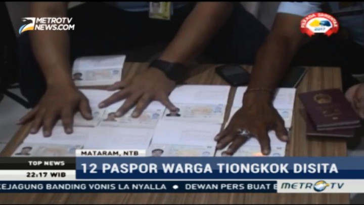 Imigrasi Mataram Sita 12 Paspor TKA Asal Tiongkok