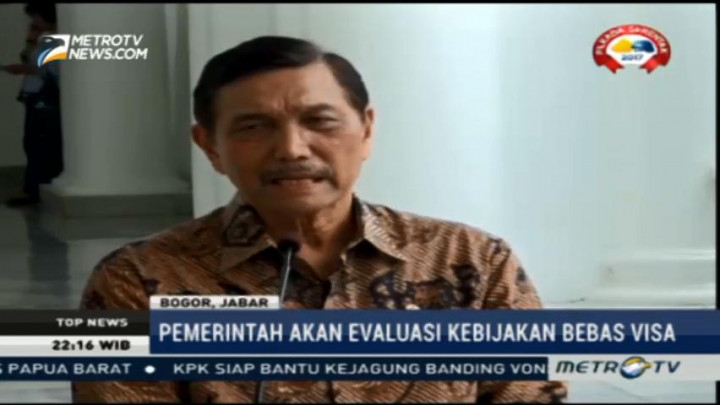 Pemerintah Evaluasi Kebijakan Bebas Visa