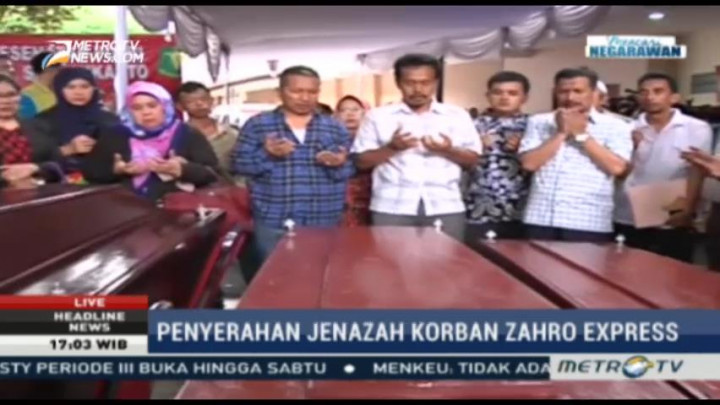 Lima Jenazah Korban KM Zahro Diserahkan kepada Keluarga