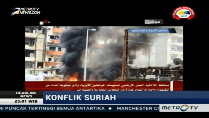 Bom Mobil Meledak di Suriah, Sembilan Tewas