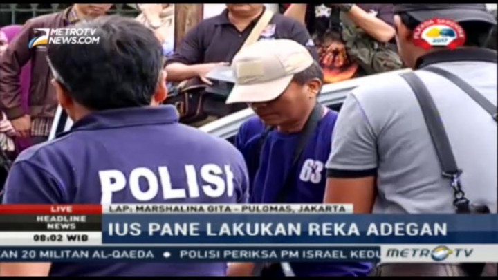 Satu Tersangka Dihadirkan dalam Prarekonstruksi Perampokan Pulomas