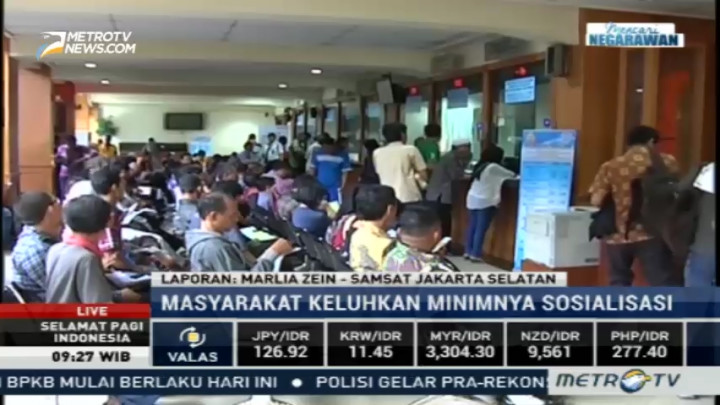 Masyarakat Keluhkan Kenaikan Tarif Surat Kendaraan