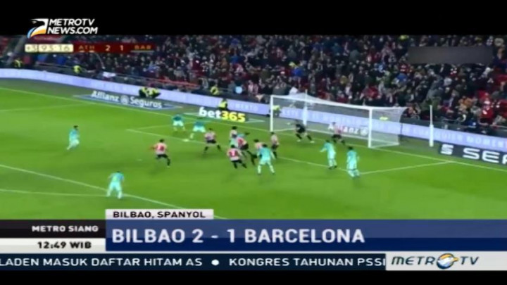 Barca Dipermalukan Sembilan Pemain Bilbao