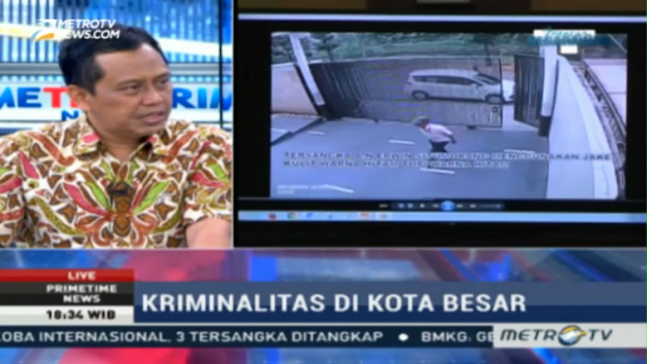 Kriminolog: Tak Semua Kota Besar Angka Kriminalitasnya Tinggi