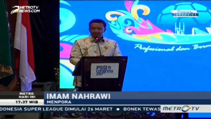 Menpora untuk Pertama Kalinya Hadiri Kongres PSSI