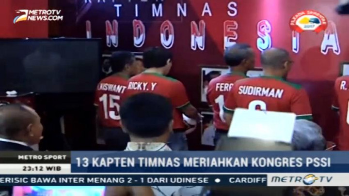 13 Kapten Timnas dari Masa ke Masa Berkumpul di Kongres PSSI