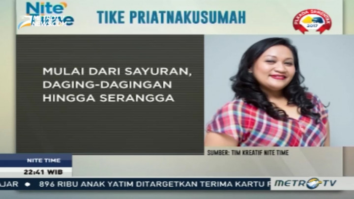 Tike Priatnakusumah Ternyata Suka Makan Serangga